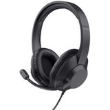 Trust - Ayda Max - Headset - Zwart - 3.5mm Aansluiting - Gerecycled Plastic