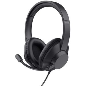 Trust - Ayda Max - Headset - Zwart - USB - Flexibele Microfoon
