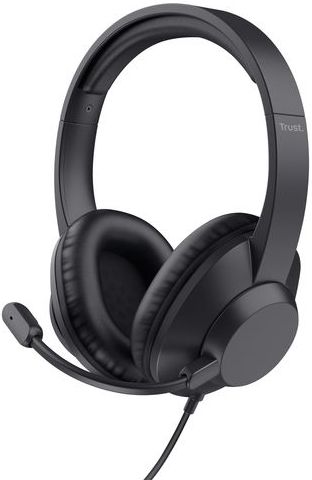 Trust - Ayda Max - Headset - Zwart - USB - Flexibele Microfoon