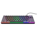 Trust GXT 867 Acira toetsenbord Gamen USB AZERTY Belgisch Zwart, Grijs