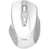 Trust - Nito Silent - Draadloze Muis - Wit - 10 Meter Bereik - Stille Knoppen
