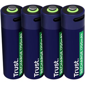 USB-C RECHARGEABLE BATTERIES 4P - AA