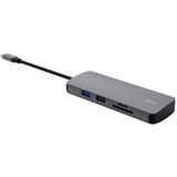 Hub - Trust Dalyx 8-IN-1 - Adapter - Aluminium - USB-C