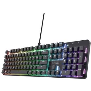 Trust - GXT 871 Zora - Toetsenbord - Zwart - Mechanisch Gamingtoetsenbord