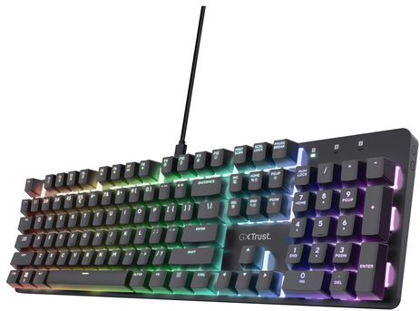 Trust - GXT 871 Zora - Toetsenbord - Zwart - Mechanisch Gamingtoetsenbord