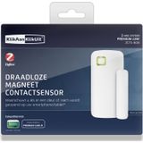 Bewegingsmelder - Wit - Kunststof - Batterij Meegeleverd