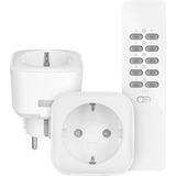 KlikAanKlikUit Startset - 2 Stopcontactdimmers met Afstandsbediening - ACC2-20R
