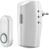KlikAanKlikUit ACDB-8000AC - Draadloze deurbel + ontvanger - Wit