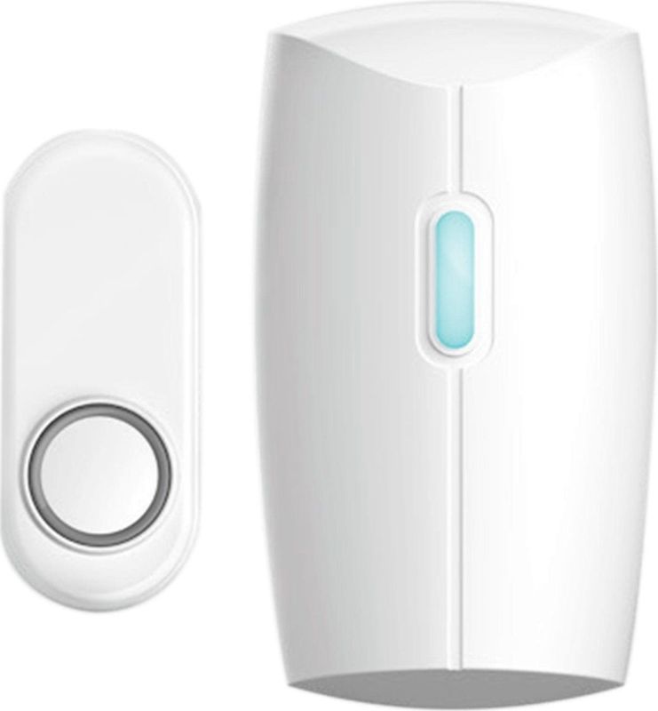 KlikAanKlikUit ACDB-8000AC - Draadloze deurbel + ontvanger - Wit