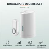 KlikAanKlikUit ACDB-9000AC - Draadloze deurbel + Mobiele Gong