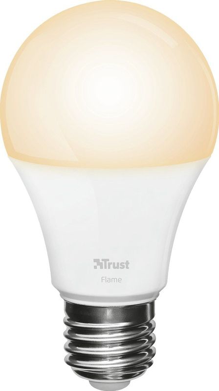 Trust - Dimbare E27 Led Lamp Flame - Slimme Lamp - Warm Wit Licht - 9W