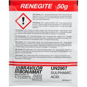 Bravilor Renegite ontkalker 50 gram - 15 stuks