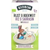 Biobim Papje 4+ Mnd Rijst & Boekweit 200 Gr