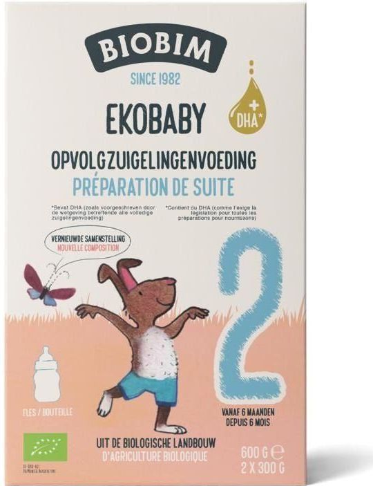 Biobim Zuigelingenvoeding Ekobaby 2 6+ mnd 600 g
