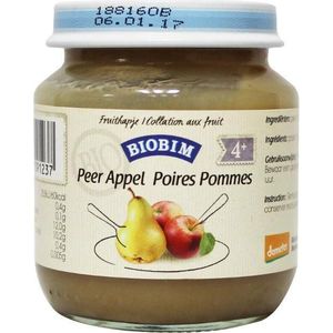 Biobim Fruithapje 4 Mnd Peer Appel 125 G