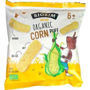 8x Biobim Puffs 6+ mnd Maïs 15 gr