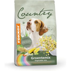 3 x 6 kg Fokker Country Groentemix hondenvoer