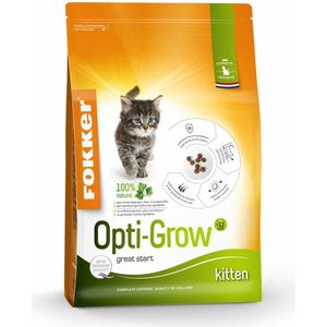 Fokker Kat Opti-Grow - Kattenvoer voor Kittens - 2.5 kg