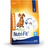 3x Fokker Hondenvoer Nutri-Fit S 2,5 kg