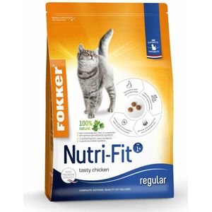 3x Fokker Nutri Fit Kattenvoer Kip 2,5 kg