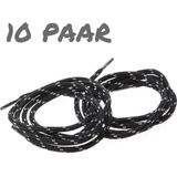 Grisport - Veters 24 - Zwart-Grijs - Gerecycled Plastic - 10 Paar