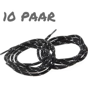 Grisport - Veters 24 - Zwart-Grijs - Gerecycled Plastic - 10 Paar