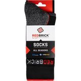 Redbrick - All Season Sokken - Zwart - CoolMax® en Cordura®