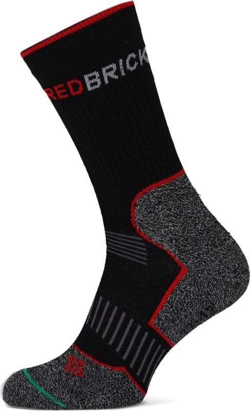 Redbrick - All Season Sokken - Zwart - CoolMax® en Cordura®