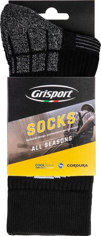 Grisport - All Season Sokken - Zwart - CoolMax® en Cordura®