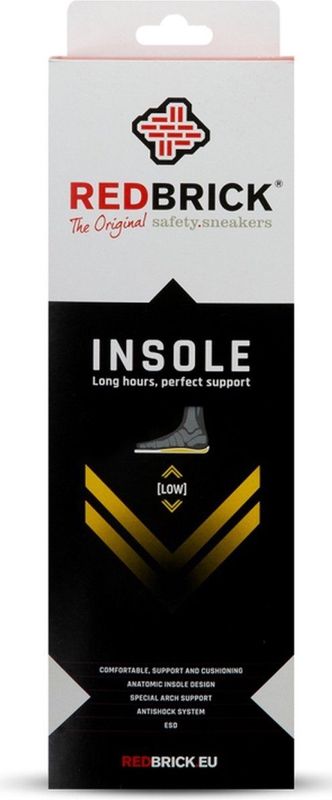 Redbrick - Inlegzool Low - Ademend - Polyester - Antibacterieel