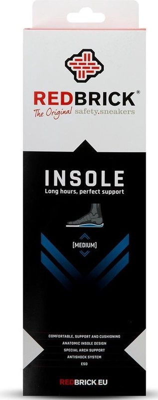 Redbrick - Inlegzool - Medium - Ademend - Antibacterieel - ESD getest