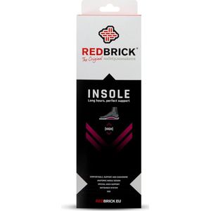 Redbrick - Inlegzool High - Zwart - Polyester/Polyurethaan