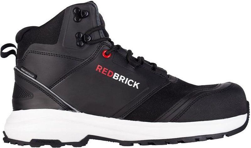 Redbrick - Pulse - Werkschoen - Zwart - Microvezel/TPU - S3 Hoog