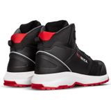 Redbrick - Pulse Speed Lace Hoog - Werkschoenen - Zwart/Rood - Microfiber/TPU