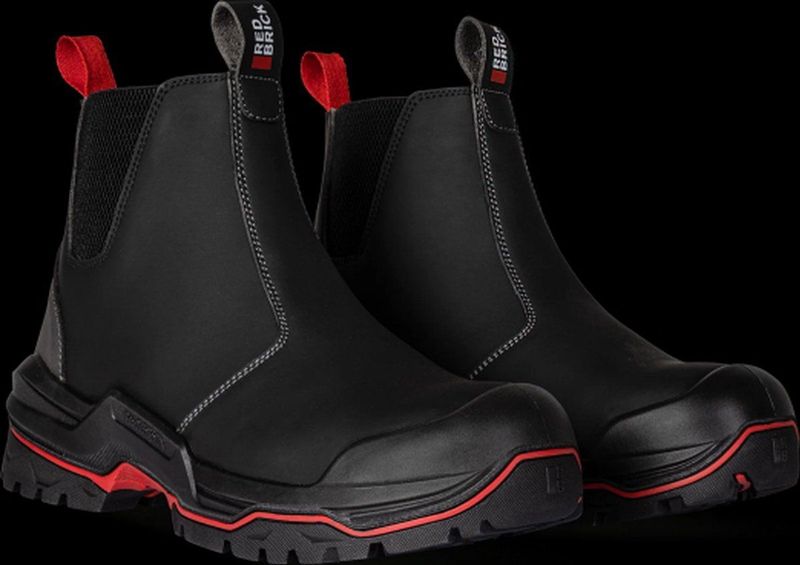 Redbrick - Pulse Ankle Boot - Veiligheidslaars - Zwart - Microfiber