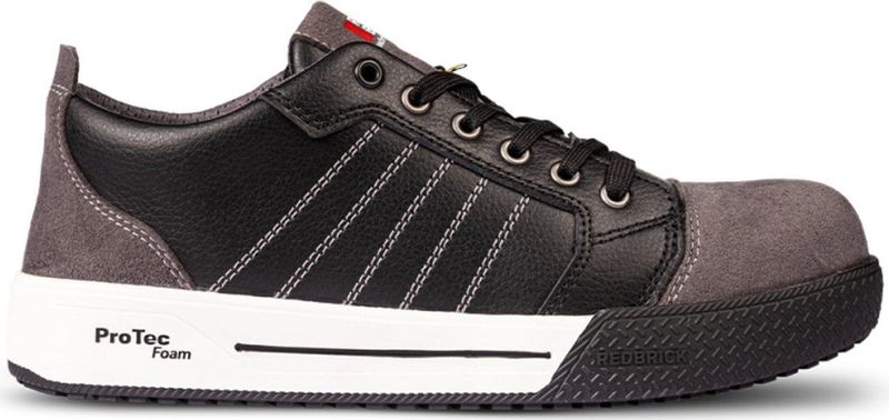 Redbrick - Dunk Low Werkschoen - Laag - Rood - Microfiber