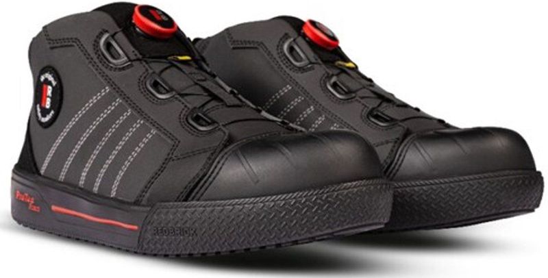 Redbrick - Sprint S3S - Werkschoenen - Zwart - Microfiber