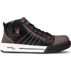 Redbrick - Dunk High - Werkschoen - Enkelhoog - Rood - Microfiber