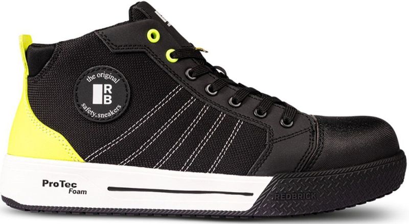 Redbrick - Runner S1PS - Werkschoenen - Zwart - Microfiber