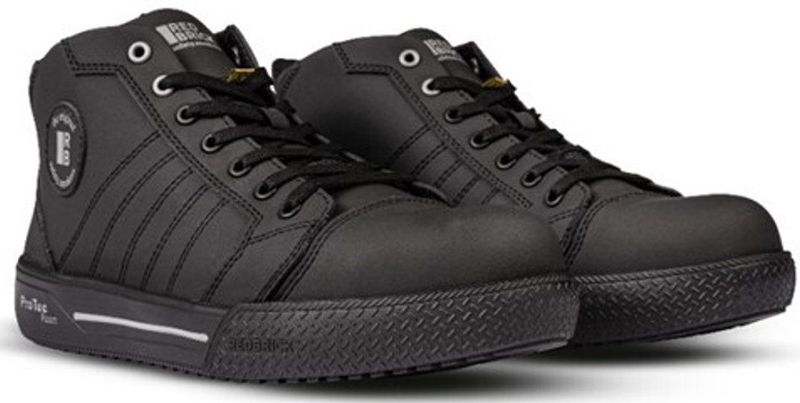 Redbrick - Beather High - Werkschoen - Zwart - Microvezel Nubuck