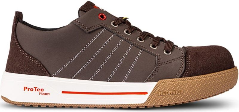 Redbrick - Legend Low - Werkschoen - Donkerbruin - Microfiber