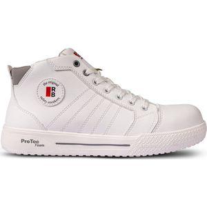 Redbrick - Pivot High - Werkschoen - Wit - Microvezel Nubuck