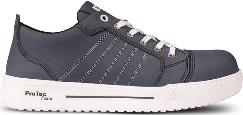 Redbrick - Kick Low - Werkschoen - Laag - Rood - Microfiber