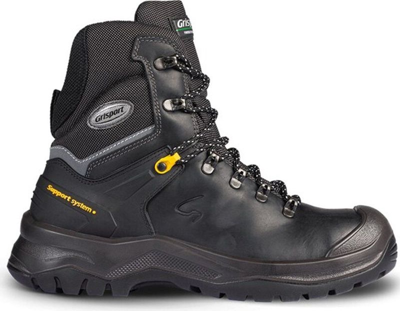 Grisport - 905L Zipper - Veiligheidsschoen - Zwart - Leer