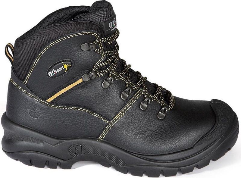 Grisport - 706L - Werkschoenen - Zwart - Leer - S3 Veiligheidsklasse