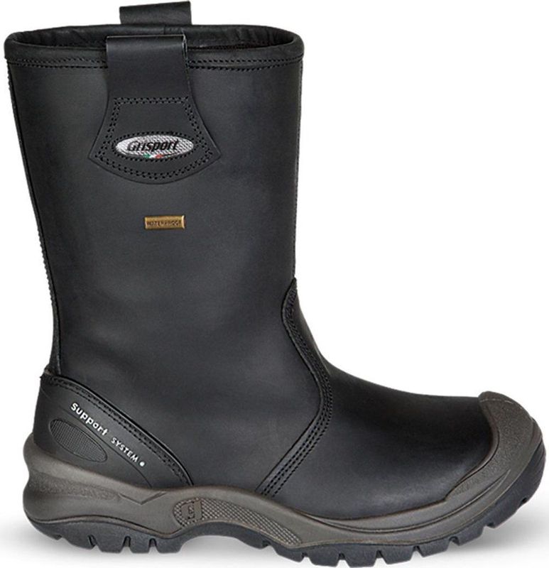 Grisport - 72401C var 2 - Werklaarzen - Zwart - Leer - Stalen Neus