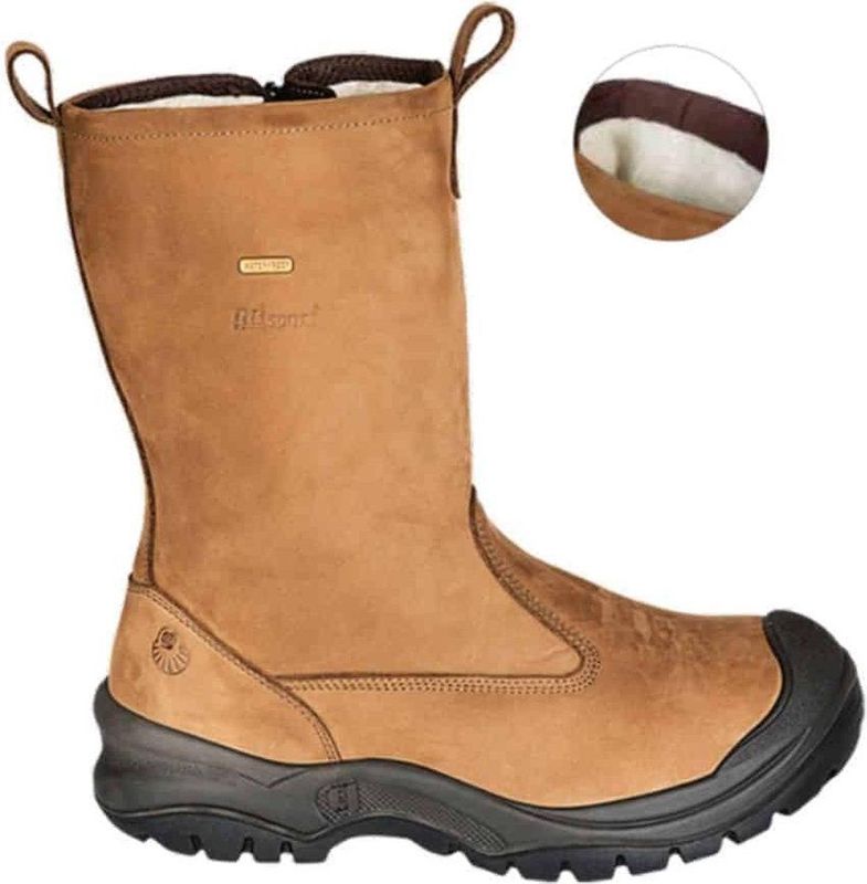 Grisport - 72715C+L - Werklaars - Cognac - Nubuck - Veiligheidsklasse S3