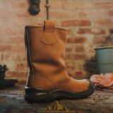 Grisport - 72707C - Gevoerde Laars - Cognac - S3 - WR - SRC - HRO - CI - HI