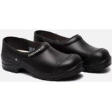 Strövels - Asgard - Veiligheidsklomp - Zwart - Volnerf Leder - PU Loopzool