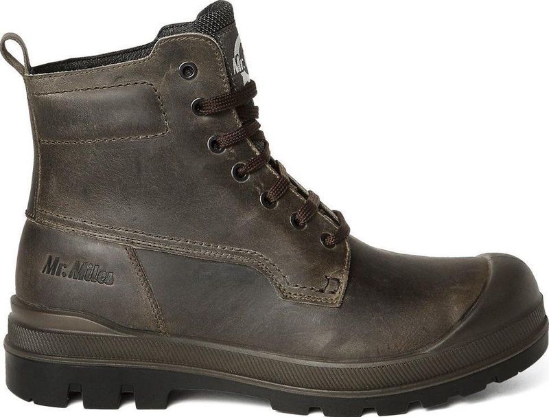 Mr. Miles - Time Bandit - Werkschoen - Chocoladebruin - Leer - S3 Veiligheidsklasse